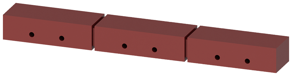 ISOLADOR DE APOIO PARA DIN 43673 CONEXÕES FRONTAIS TAMANHO 2 CONJUNTO PARA 3 3WA91110AN82 SIEMENS