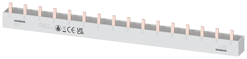 BARRAMENTO DE PINO 16MM2 DE 4 FASES 1X (3FA+N) + 6X (1FA+N) 292MM CORTÁVEL 5ST37705 SIEMENS