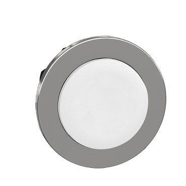 [Imagem CABEÇOTE PARA BOTÃO FACEADO Ø30MM METÁLICO COM RETENÇÃO BRANCO ZB4FH1 SCHNEIDER]