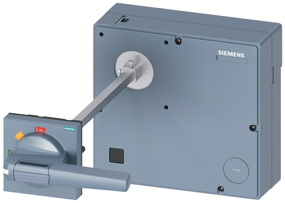 ACIONAMENTO GIRATÓRIO DO ACOPLAMENTO DA PORTA PADRÃO IEC IP65 COM TRAVAMENTO 3VA98770FK21 SIEMENS