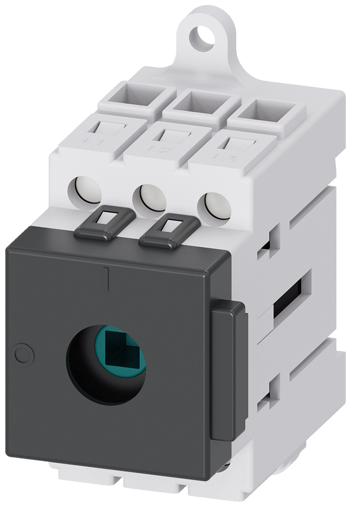 SECCIONADOR DE CORTE EM CARGA 3LD3 IU 25 A CHAVE PRINCIPAL DE 3 POLOS 3LD31100TK05 SIEMENS