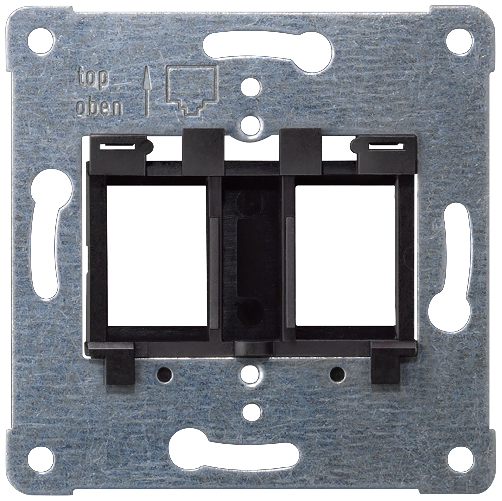 PLACA PORTANTE CONECTOR MODULAR PARA INSTALAÇÃO DE ATÉ 2 CONECTORES ENCAIXÁVEL 5TG2080 SIEMENS