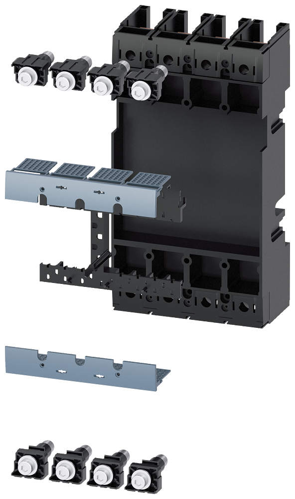 [Imagem UNIDADE DE ENCAIXE CONJUNTO DE MONTAGEM COMPLETO ACESSÓRIOS PARA: DISJUNTOR D 3VA91240KP00 SIEMENS]