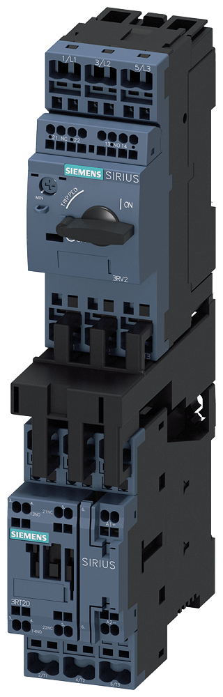 CHAVE DE PARTIDA ACIONADOR DIRETO S0 23-28 A DC 24 V 150 KA 3RA21254NE270FB4 SIEMENS