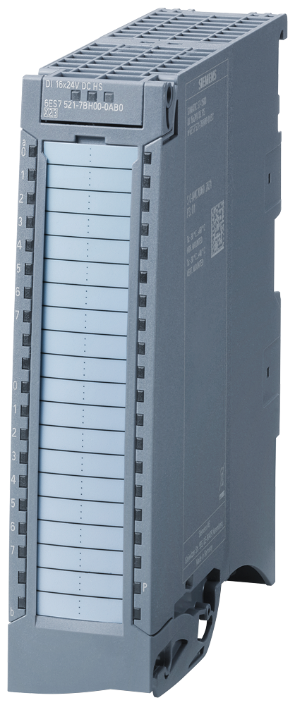 [Imagem do produto SIMATIC S7-1500 DI 16X24 V DC HS 35 MM, WITH OPERATING MODE COUNTER 6ES75217BH000AB0 SIEMENS]
