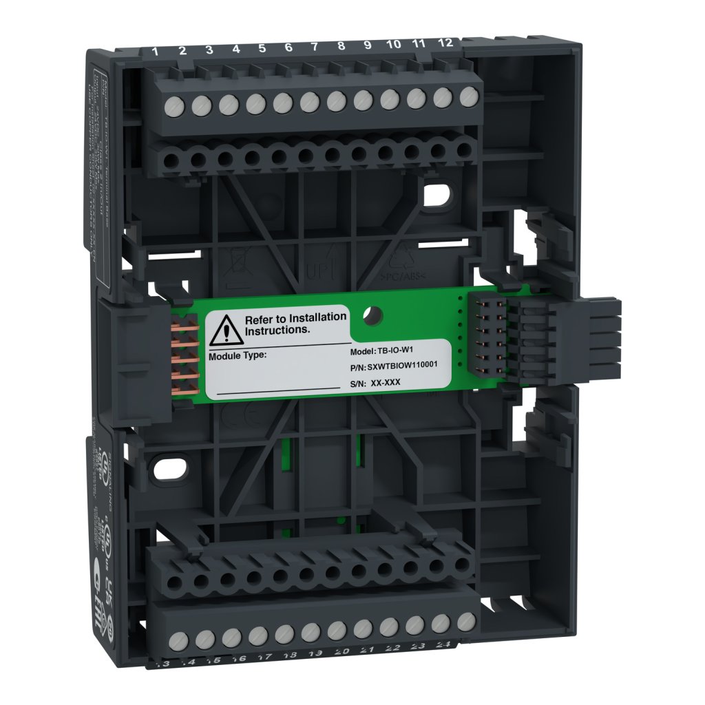 [Imagem BASE TERMINAL SMARTX PARA MÓDULOS DE EXPANSÃO SCHNEIDER]