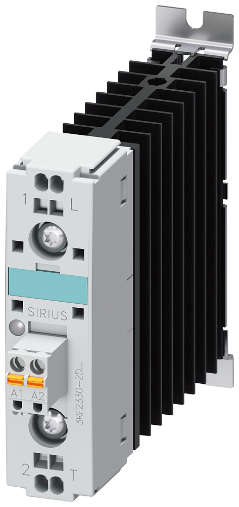 CONTATOR A SEMICONDUTOR 3RF2 MONOFÁSICO CA51 30A 48-460V/110V CC PROTEGIDO C 3RF23302DA64 SIEMENS