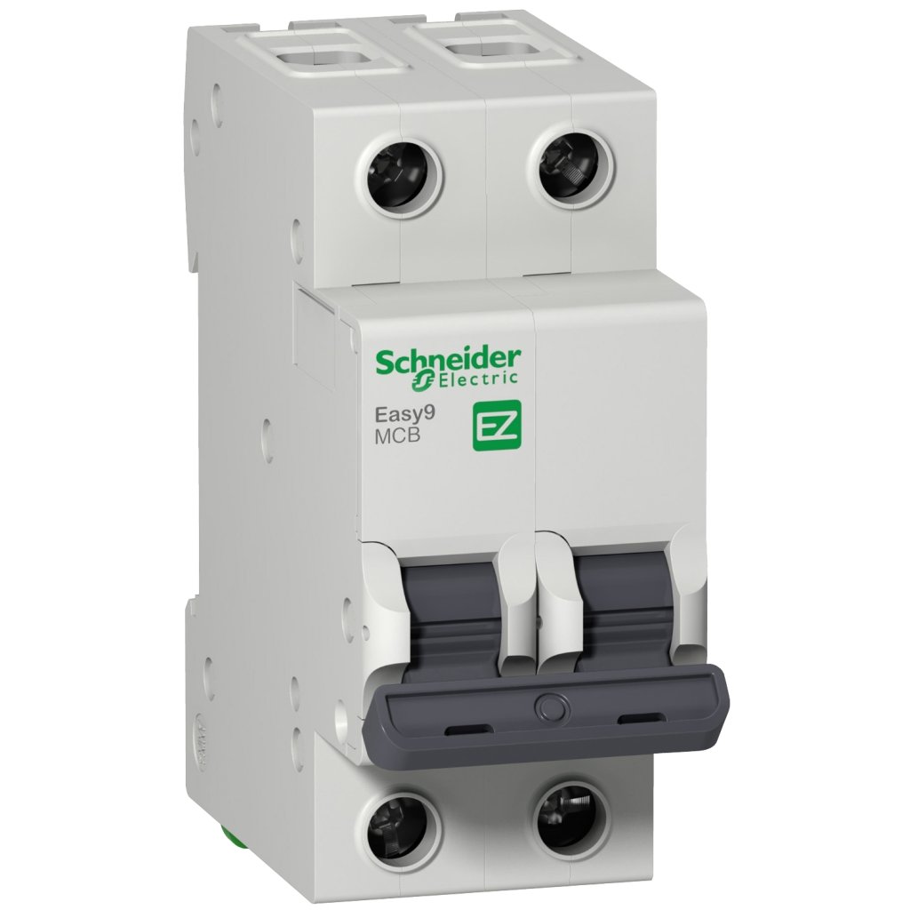 [Imagem do produto DISJUNTOR EASY9 2P 63A CURVA C 3000A EZ9F33263 SCHNEIDER]