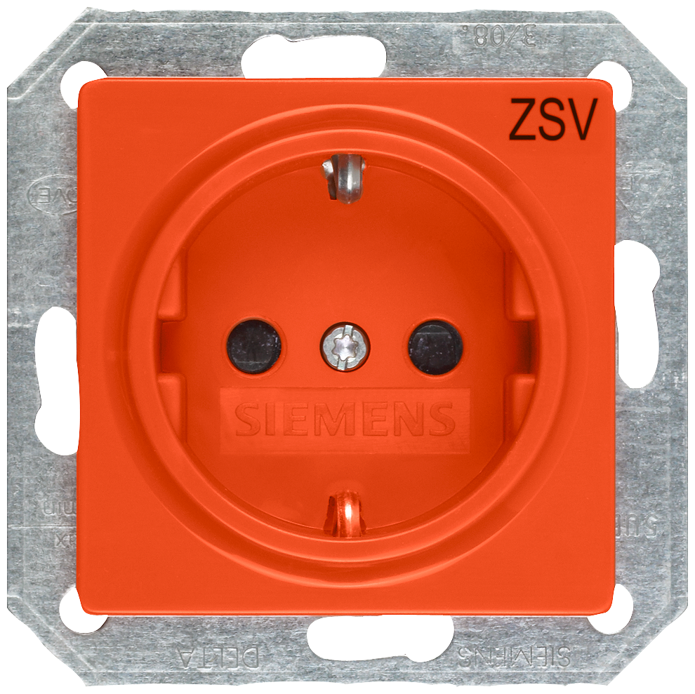TOMADA SCHUKO COM IMPRESSÃO ZSV E MAIOR PROTEÇÃO CONTRA CONT 5UB1901 SIEMENS