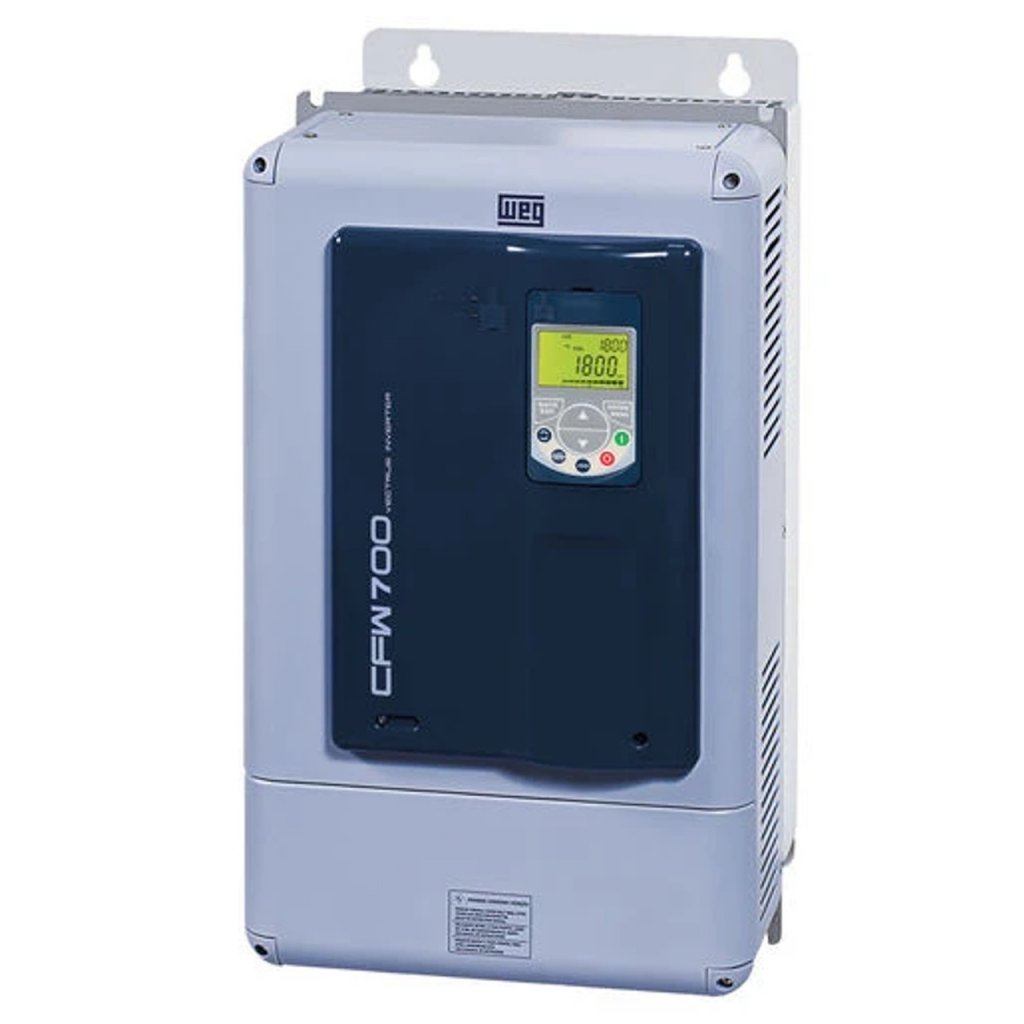 [Imagem INVERSOR DE FREQUÊNCIA TRIFÁSICO 90KW 180A 380/480V 50/60HZ CFW700E0180T4NB20C3 11312645 WEG]