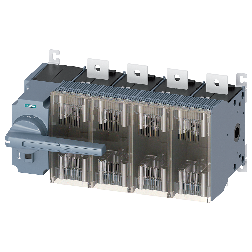 SECCIONADOR DE CORTE EM CARGA COM FUSÍVEL 800A TAM. 5 DE 4 POLOS PARA FUSÍV 3KF54802LF11 SIEMENS