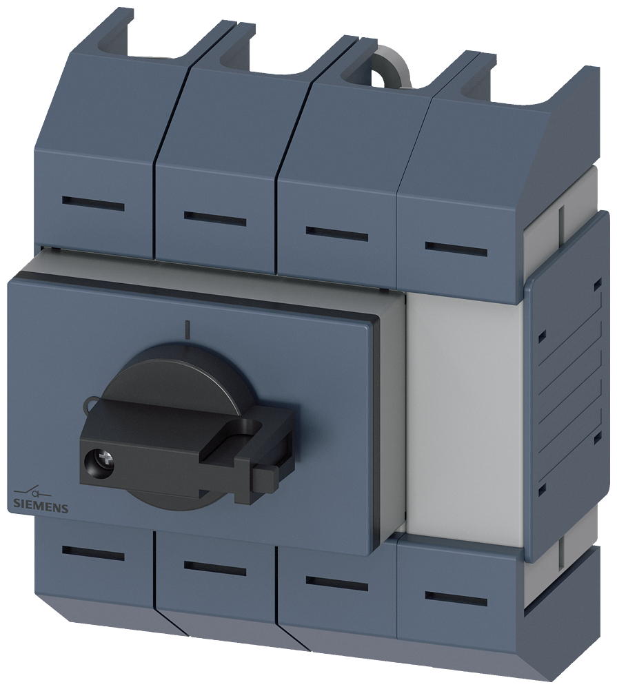 SECCIONADOR DE CORTE EM CARGA 100A TAM. 02 DE 4 POLOS ACIONAMENTO FRONTAL C 3KD05422LG203 SIEMENS