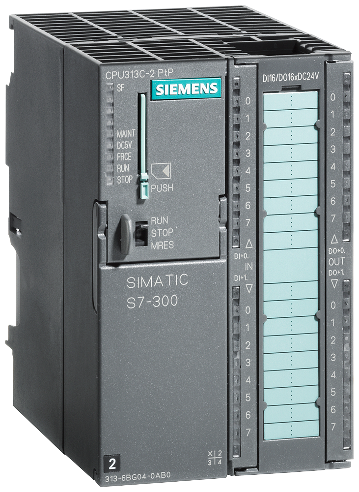 [Imagem do produto CPU COMPACTA 313C-2 PTP COM MPI 16DI/16DO SIMATIC S7-300 6ES73136BG040AB0 SIEMENS]