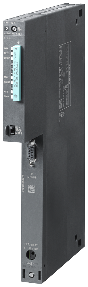 [Imagem CPU412-1, MPI/DP, 512 KB 6ES74121XJ070AB0 SIEMENS]