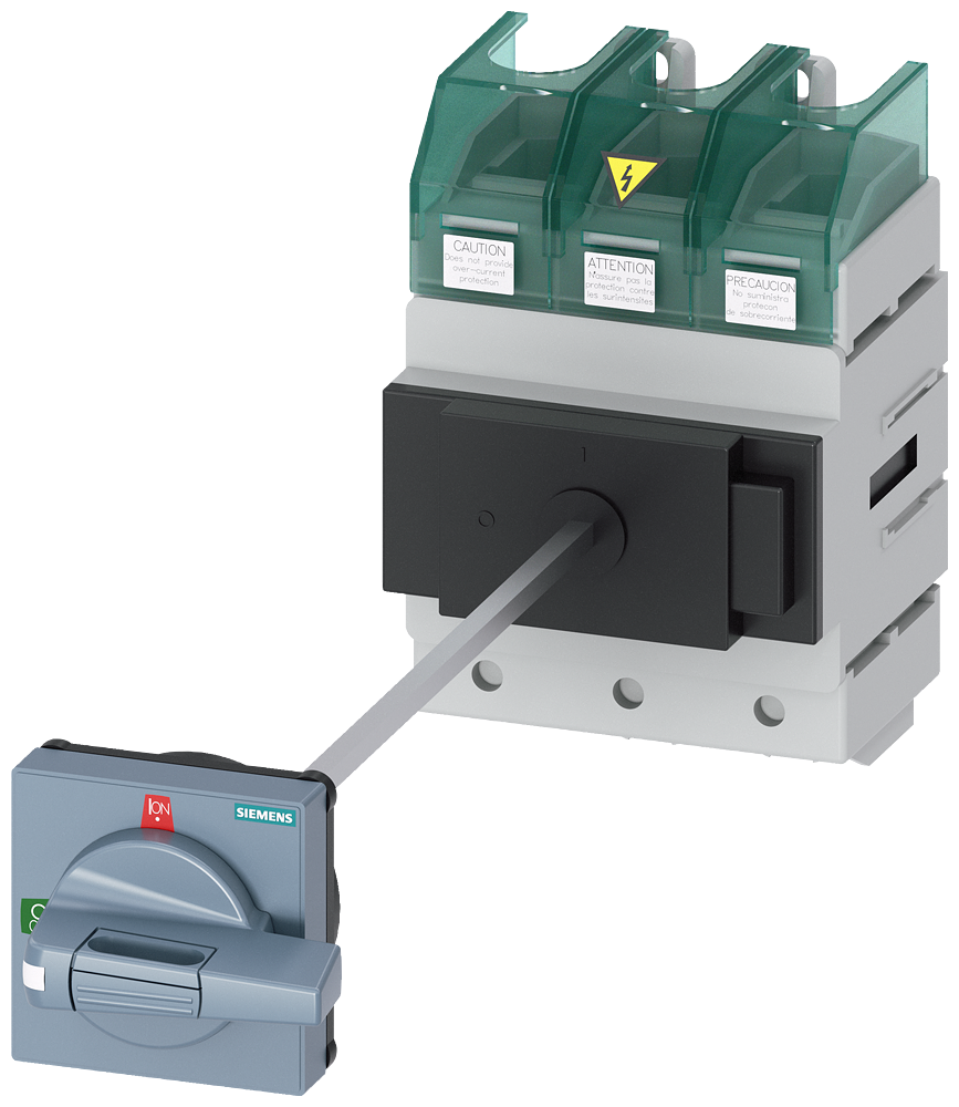 SECCIONADOR DE CORTE EM CARGA 3LD5 UL CHAVE PRINCIPAL DE 3 POLOS 3LD58100TK11 SIEMENS