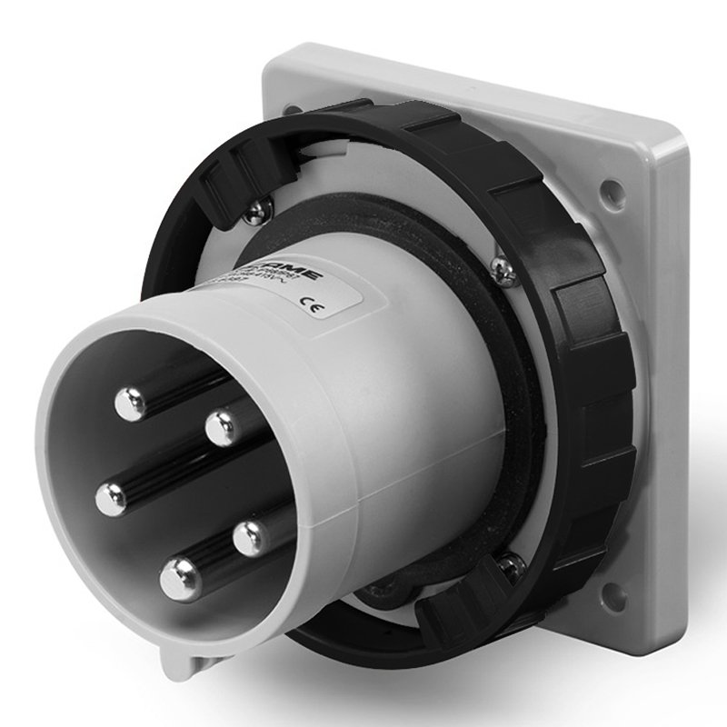 [Imagem do produto PLUGUE EMBUTIR 63A 3P+N+T 5H 600-690V 248.63977 SCAME]