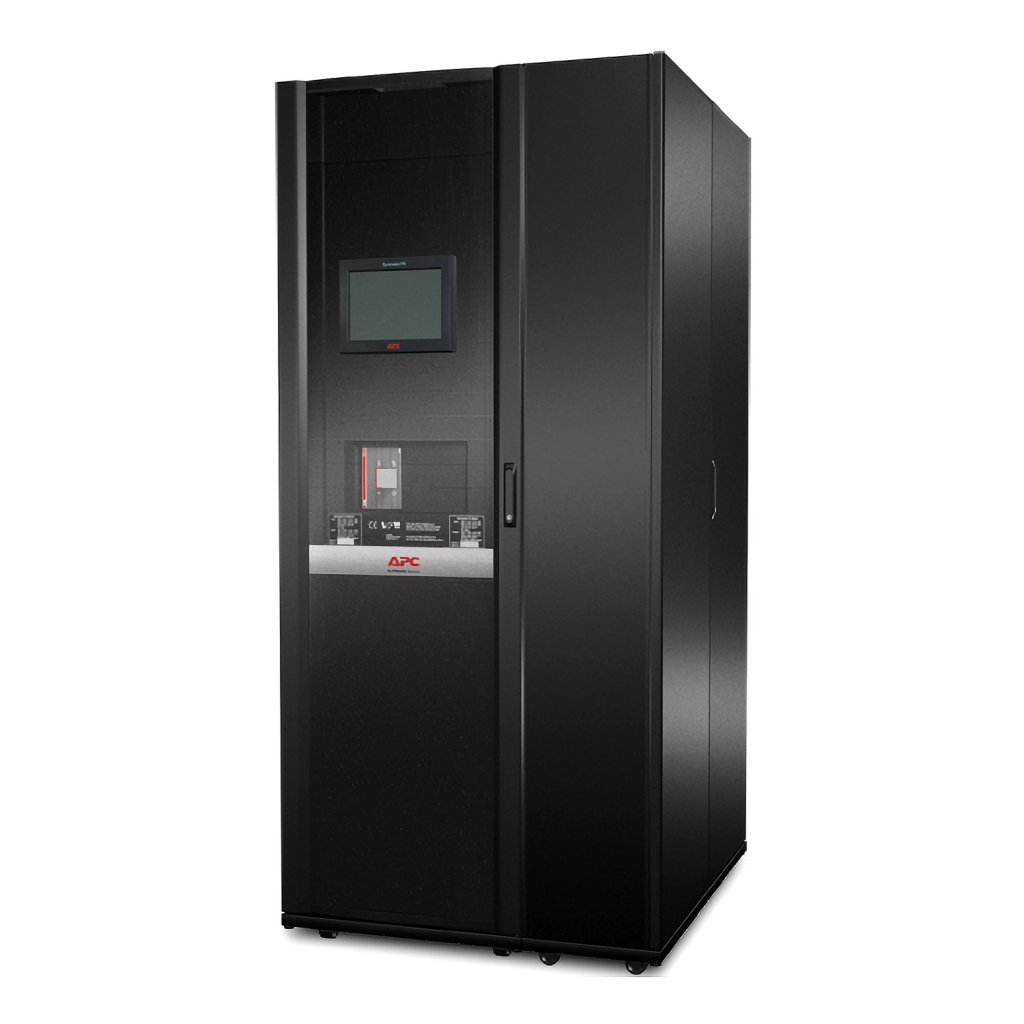 [Imagem APC SYMMETRA PX 250/500KW ESTRUTURA DE ENTRADA E SAÍDA COM BYPASS DE MANUTENÇÃO MONTADO À DIREITA E DISTRIBUIÇÃO 400/480V SYIOF500KMBR SCHNEIDER]