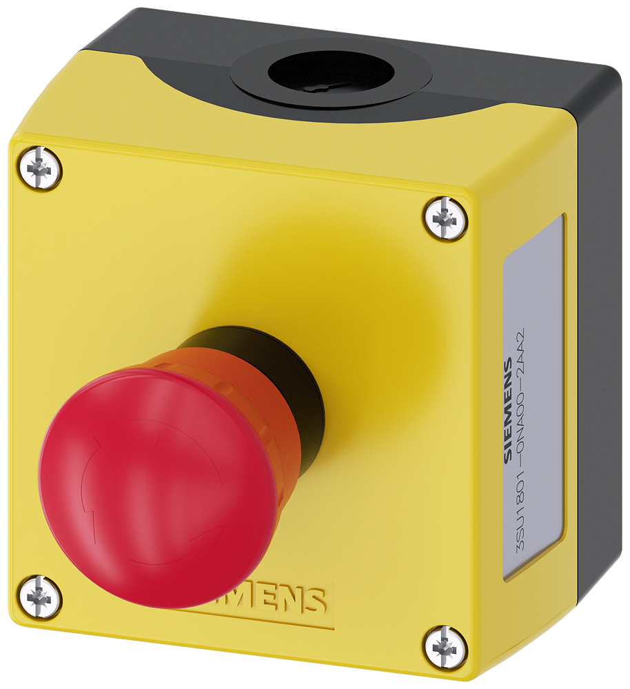 [Imagem CARCAÇA PARA APARELHO DE COMANDO 22MM REDONDA 3SU18010NA002AA2 SIEMENS]