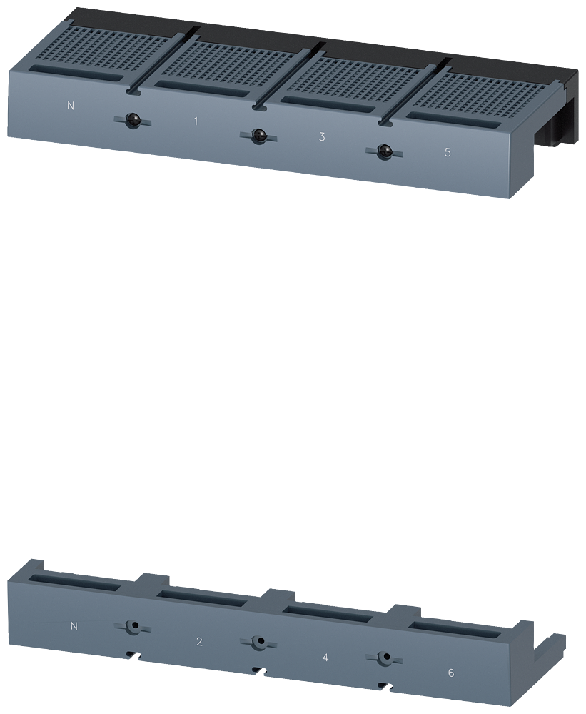 COBERTURA DE TERMINAIS CURTA DE 4 POLOS; 1 PÇ. PARA 3VA55; 3VA65 3VA96710WD40 SIEMENS