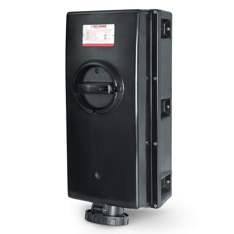 [Imagem do produto TOMADA INTERTRAVADO 3+N 125A 3H  IP66 EX ZONA1/21 504.125874 SCAME]