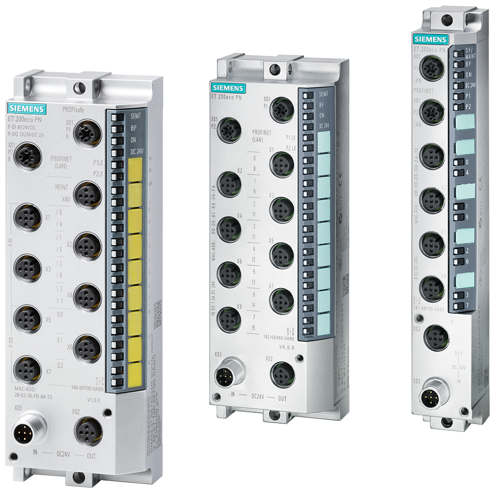 [Imagem do produto MÓDULO DE ENTRADA DIGITAL ET 200ECO  24VDC 4X M12 6ES71416BF000AB0 SIEMENS]