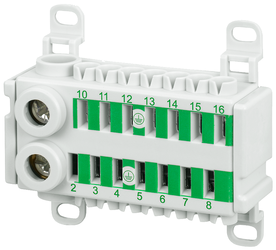 400-ZS TERMINAL PE 14 POL. 2X TERMINAL DE PARAFUSO   DE 14MM2 14X TERMI 8GS40342 SIEMENS