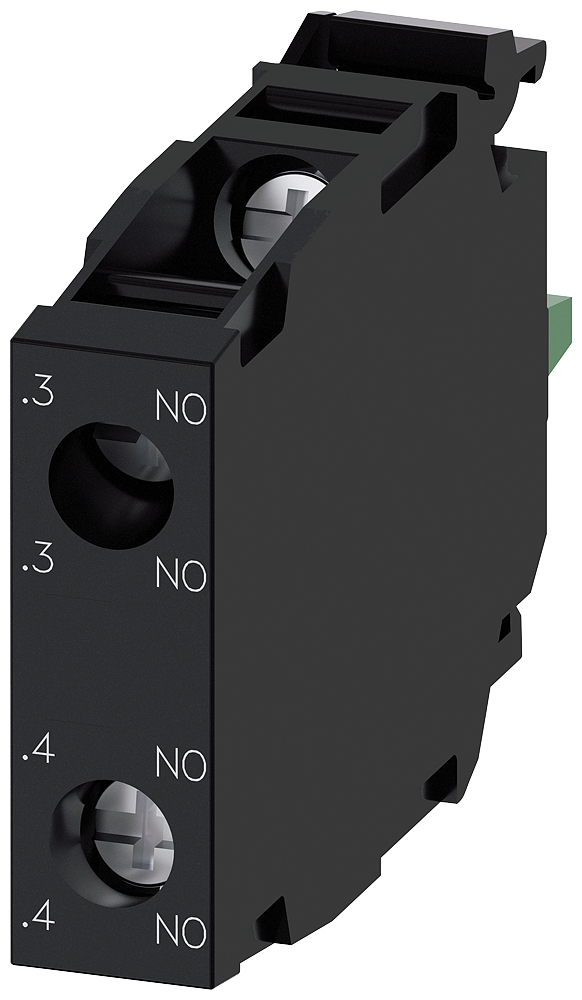 MÓDULO DE CONTATOS COM 2 ELEMENTOS DE CONTATO 2NA CONTATOS DOURADOS CONEXÃ 3SU14001AA101NA0-ZX90 SIEMENS