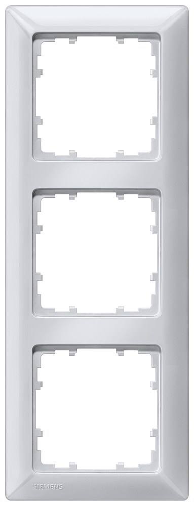 MOLDURA ALUMÍNIO METALIZADO 3X 5TG25533 SIEMENS