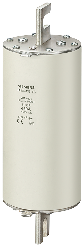 ELEMENTO DE FUSÍVEL SITOR COM CONTATOS DE FACA RANHURADOS NH3 IN: 315 A AR 3NE54300C SIEMENS