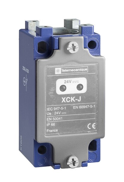 [Imagem CORPO FIXO FIM CURSO NA+NF C/LED 24VC  ZCKJ120 TELEMECANIQUE]