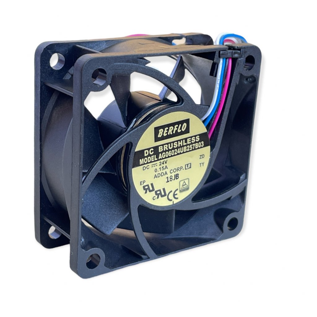 [Imagem VENTILADOR 60X60X25 24V 0,15A AG06024UB257B03 BERFLO]