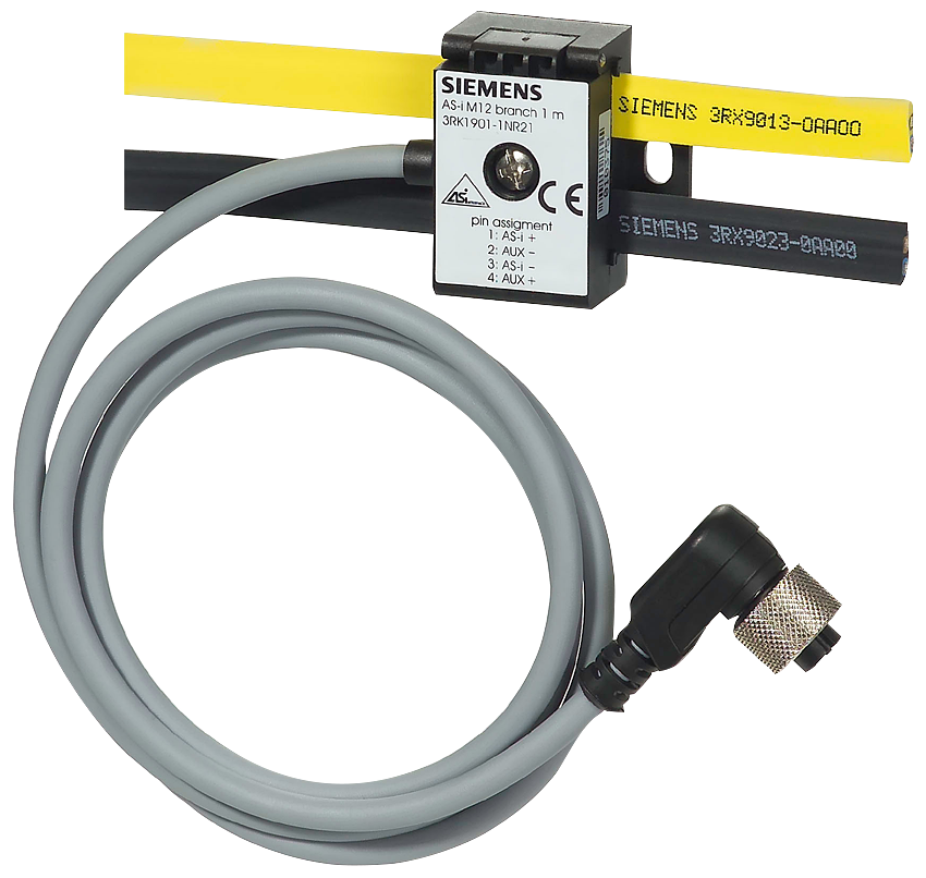 [Imagem CABO DE DERIVAÇÃO AS-INTERFACE M12 3RK19011NR22 SIEMENS]