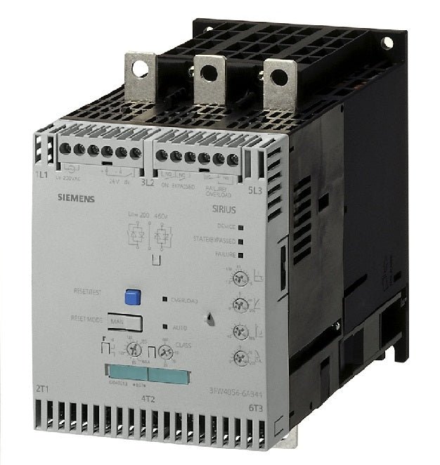 [Imagem SOFT STARTER TRIFÁSICO 90KW 162A 200/460V 50/60HZ 3RW40566BB44 SIEMENS]