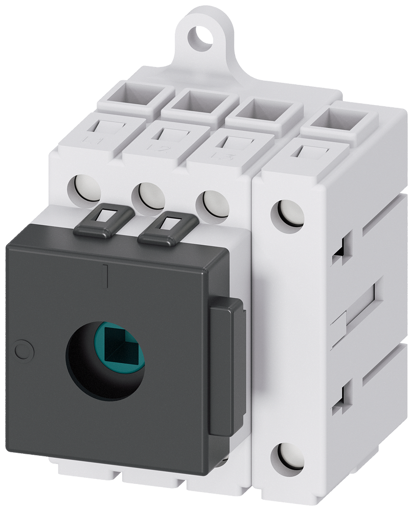 SECCIONADOR DE CORTE EM CARGA 3LD3 IU 16 A CHAVE PRINCIPAL DE 3 POLOS + N 3LD30100TL05 SIEMENS