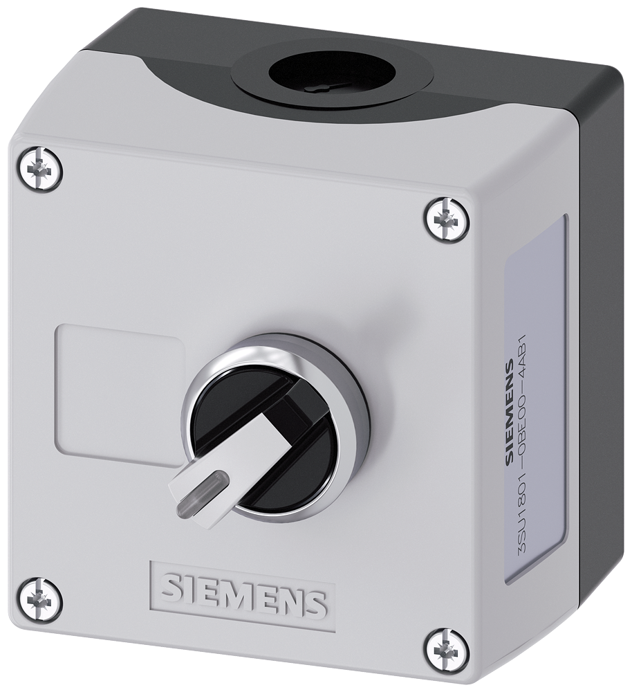 CARCAÇA PARA APARELHO DE COMANDO 22MM REDONDA 3SU18010BE004AB1 SIEMENS