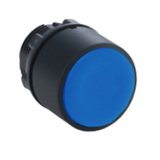 [Imagem BOTÃO 22MM PLÁSTICO  REARME AZUL 120 257M XB5AA862 SCHNEIDER]