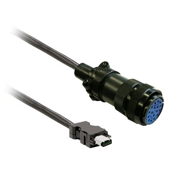 [Imagem do produto CABO DE ENCODER PARA SERVO MOTOR, 5 METROS VW3M8D2AR50 SCHNEIDER]