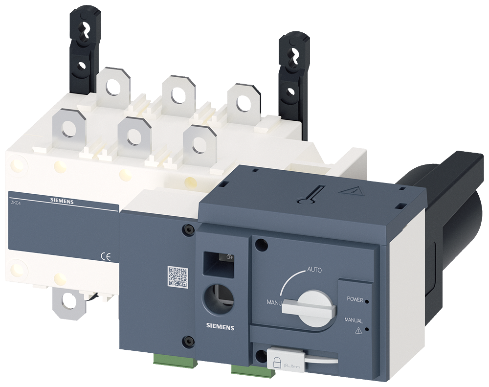 EQUIPAMENTO DE COMUTAÇÃO DE TRANSFERÊNCIA AUTOMÁTICA 3KC ACIONADO R 3KC43380CA210AA3 SIEMENS