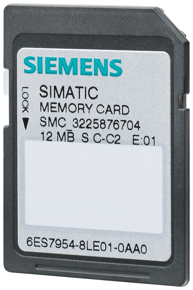 [Imagem CARTÃO DE MEMÓRIA 4MB SIMATIC S7-1X00 6ES79548LC040AA0 SIEMENS]