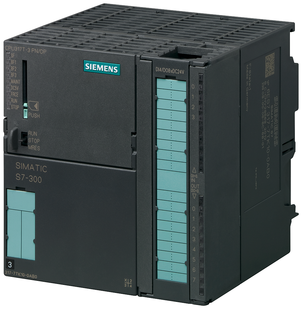 [Imagem UNIDADE CENTRAL PROCESSAMENTO 317T-3 PN/DP 1024MB SIMATIC S7-300 6ES73177TK100AB0 SIEMENS]