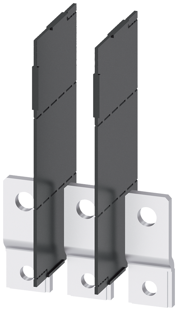[Imagem EXTENSÃO DA LIGAÇÃO LADO FRONTAL 3 PEÇAS ACESSÓRIOS PARA: 3VA12 3VA92530QB00 SIEMENS]