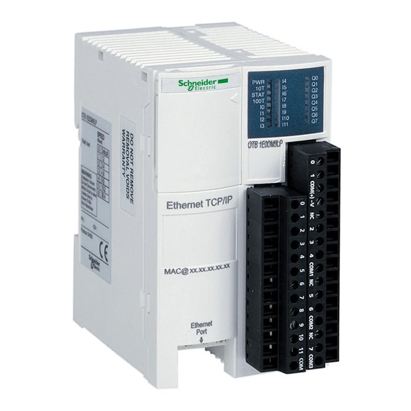 [Imagem do produto MÓDULO OTB MODICON DISTRIBUÍDO, 12 ENTRADAS E 8 SAÍDAS DIGITAIS, ETHERNET OTB1E0DM9LP SCHNEIDER]