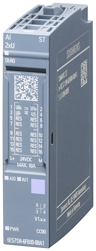 [Imagem ET200SP: 2X AI. 2XU STD. PU1 6ES71346FB000BA1 SIEMENS]