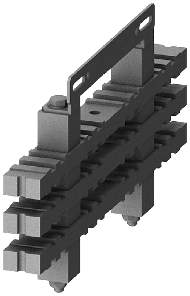 SUPORTE DE BARRAMENTOS 3200A 1 EMBALAGEM=50 PEÇAS REFERÊNCIA: 8PQ4000-0BA04 8PQ94001BA07 SIEMENS