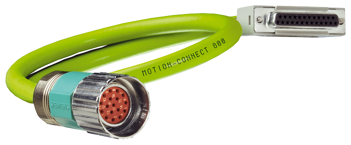 [Imagem CABO DE SINAL 3M COM CONECTORES 6FX20021CC001AD0 SIEMENS]