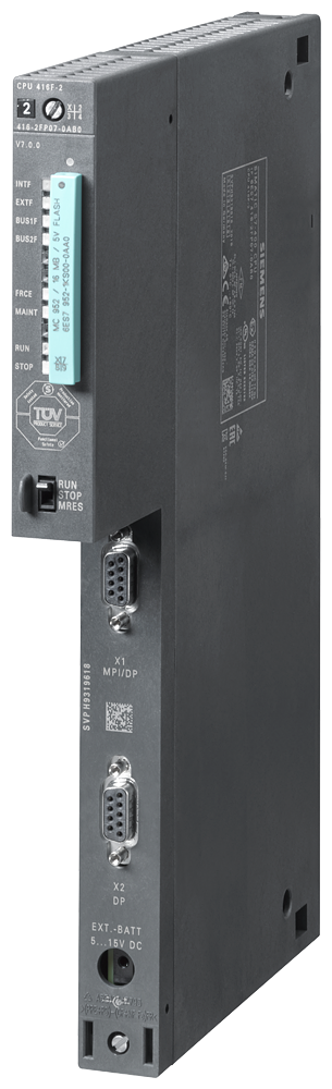 [Imagem CPU 416F-2 MPI  PROFIBUS 8MB 6ES74162FP070AB0 SIEMENS]