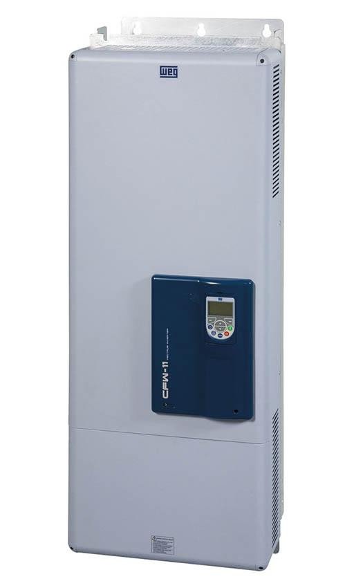 [Imagem INVERSOR DE FREQUÊNCIA TRIFÁSICO 160KW 312A 380/480V 50/60HZ CFW110312T4SZ 11270542 WEG]