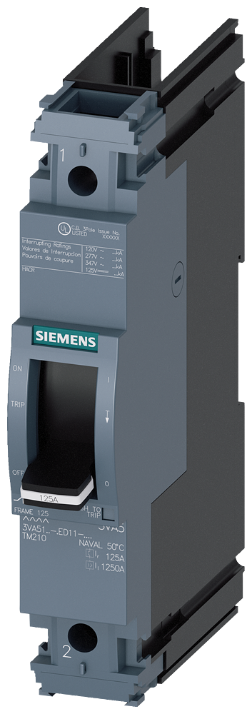 DISJUNTOR UL FRAME 125 30 A DE 1 POLO 25 KA TM FTFM SEM CONEXÃO 3VA51304ED111AA0 SIEMENS