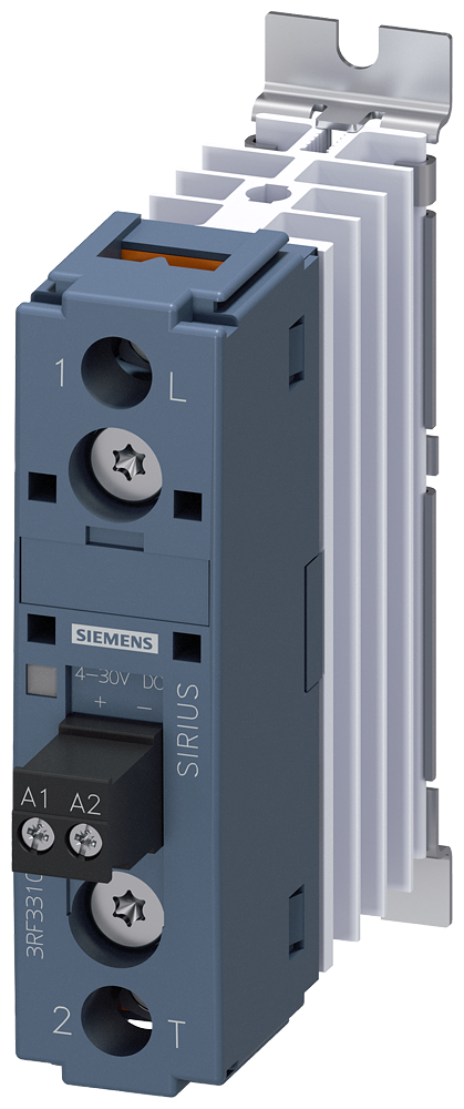 CONTATOR A SEMICONDUTOR DE 1 POLO CA 51/10 A/40 ºC 48-460 V/CC 4-30 V TERMI 3RF33101AA44 SIEMENS