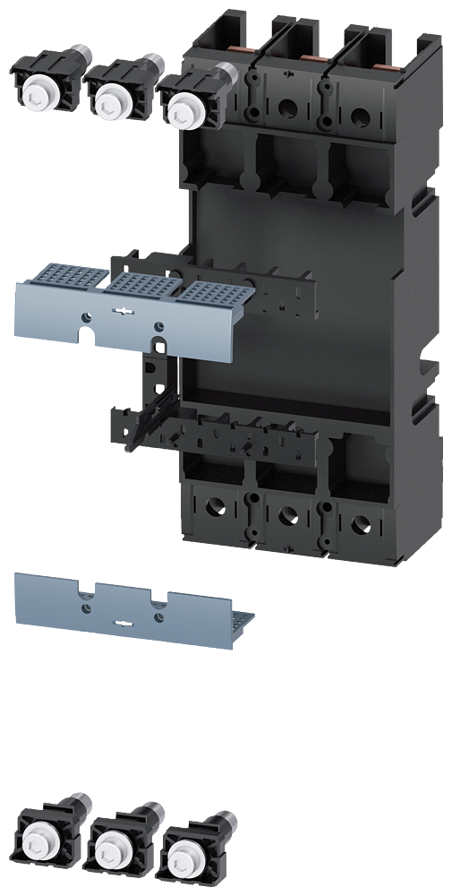 [Imagem UNIDADE DE ENCAIXE CONJUNTO DE MONTAGEM COMPLETO ACESSÓRIOS PARA: DISJUNTOR D 3VA92130KP00 SIEMENS]